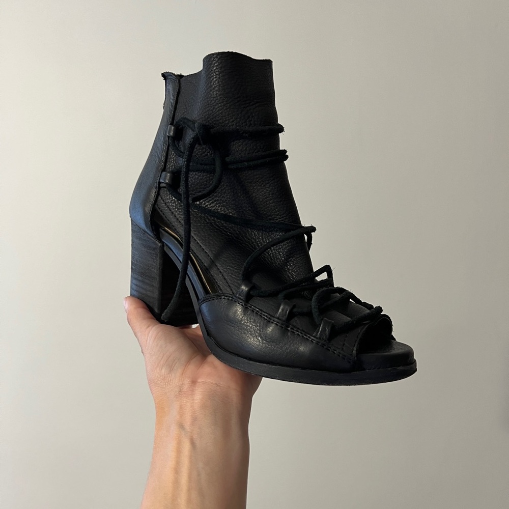 Black Baske heeled booties size 8